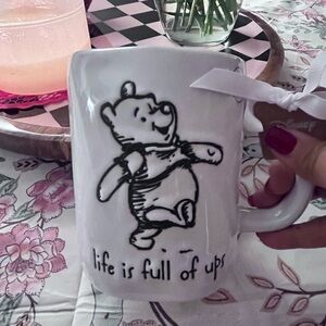 Rae Dunn/ Disney White Mug with Black Design